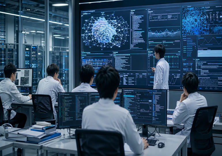AI研究施設のイメージ画像