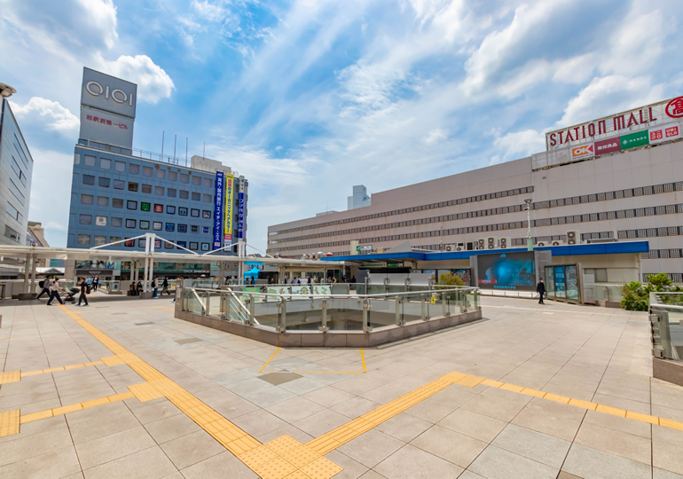 柏市の街並み