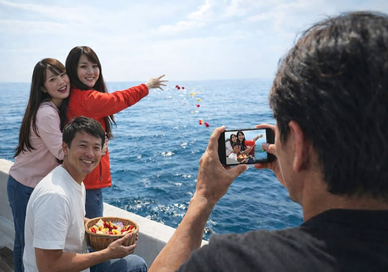 散骨と写真の意味