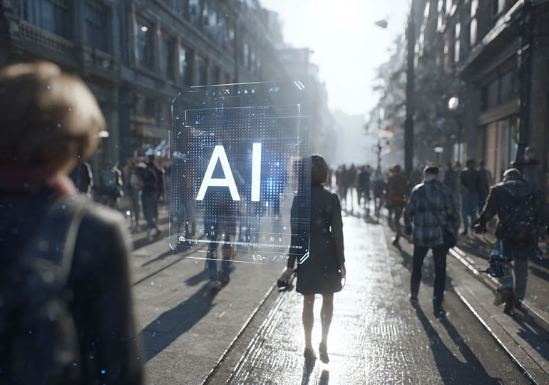 近未来の街のイメージ