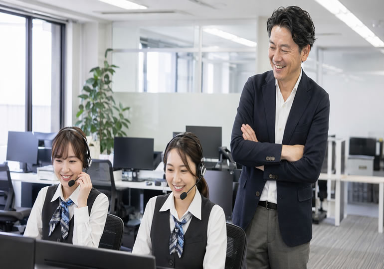 散骨業者のコールセンターの雰囲気