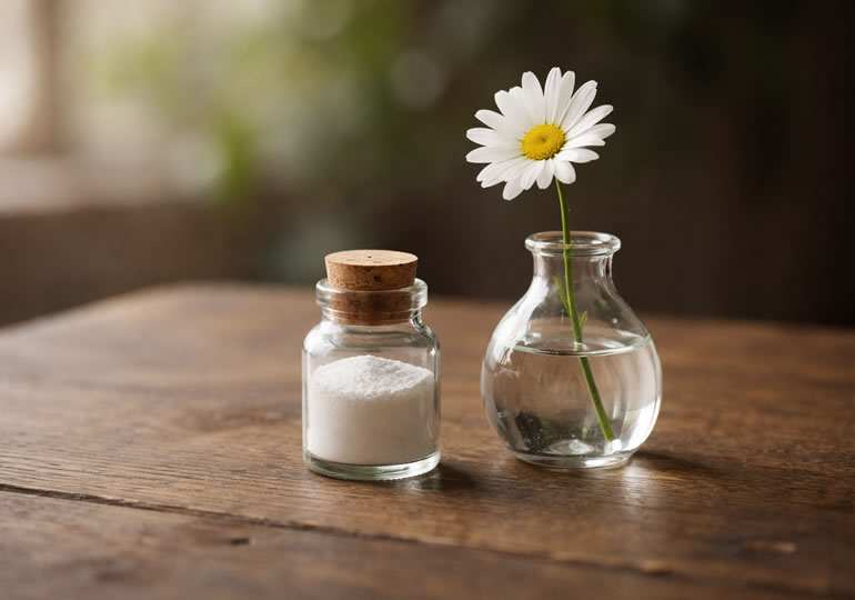 分骨したパウダーの遺骨