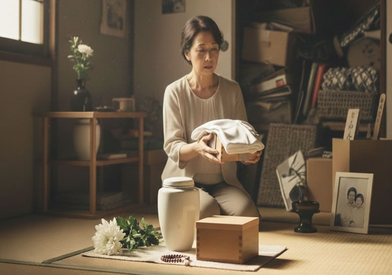 実家整理で見つかった遺骨の対応
