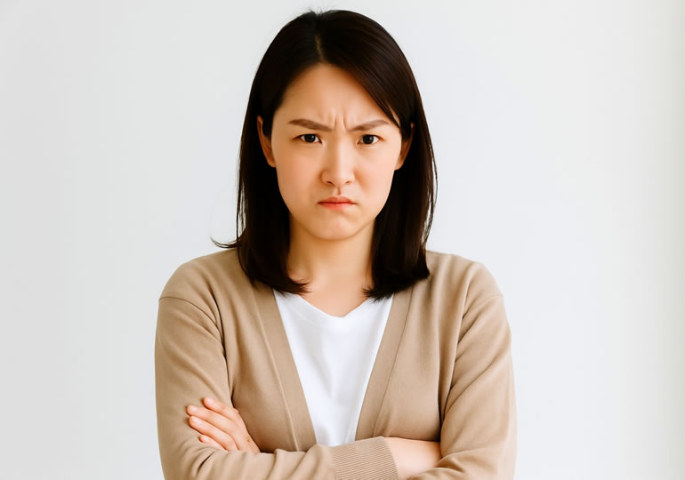 委託火葬を認めない親戚の女性