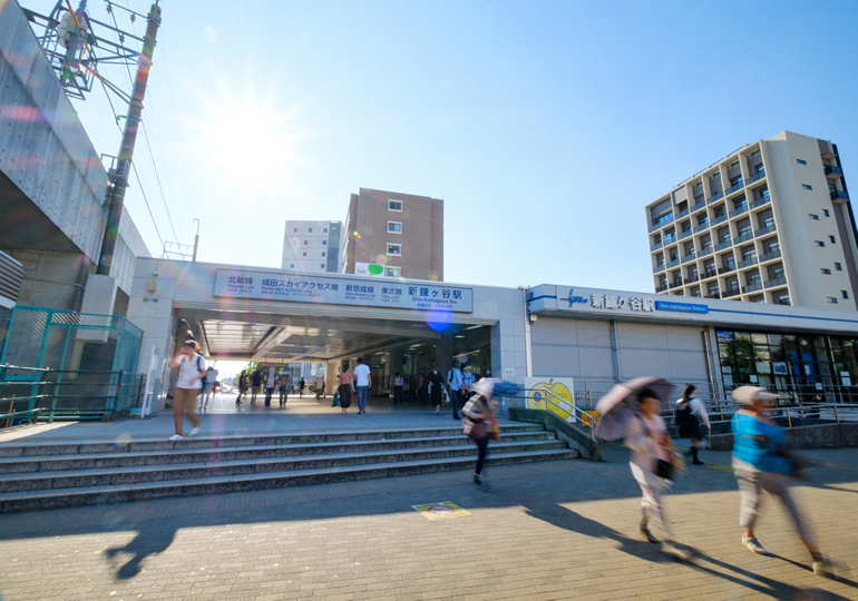 鎌ケ谷市の街並み