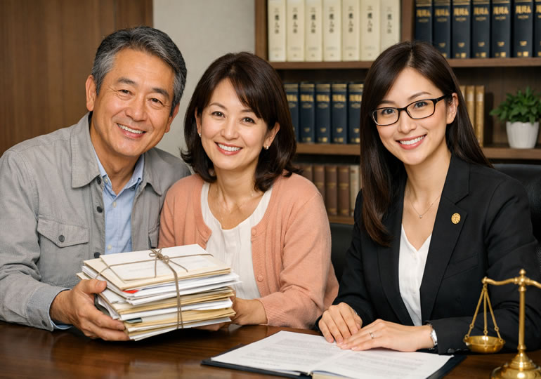 弁護士に法定相続人の相談している親族