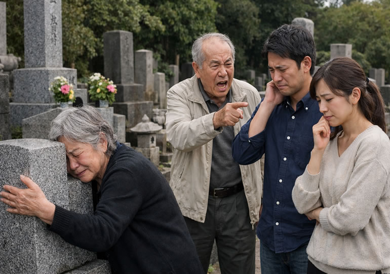 樹木葬に反対する親族