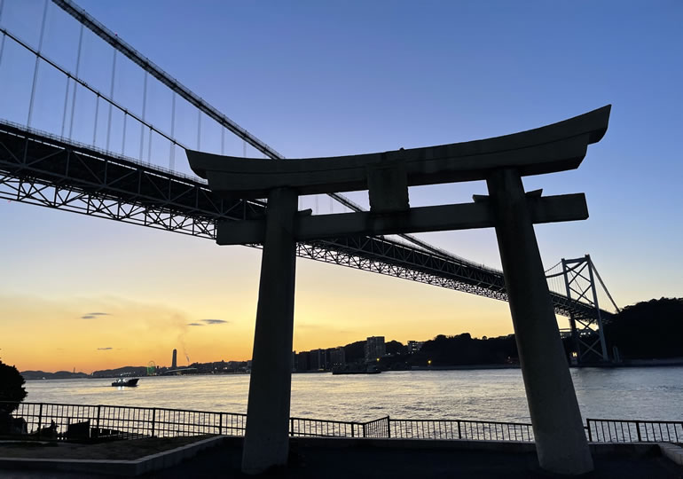 和布刈神社と海洋散骨