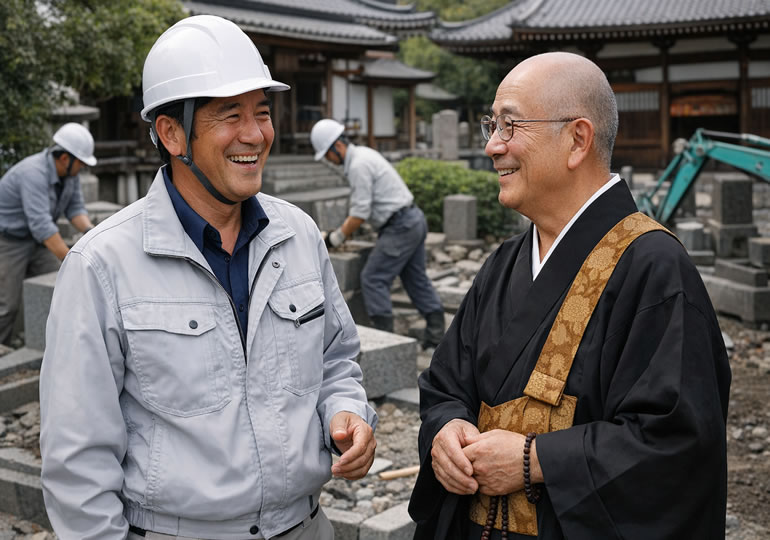 お寺の指定業者