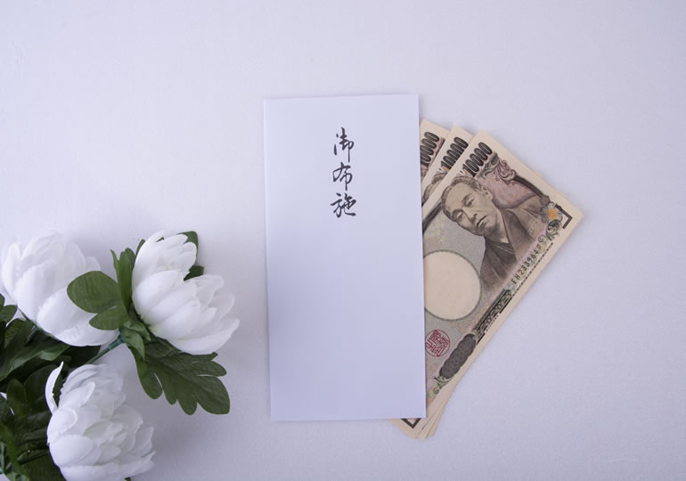 檀家が用意したお布施の3万円