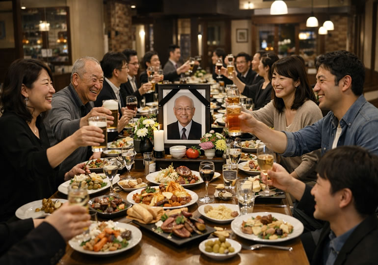 パーティー形式のお別れ会