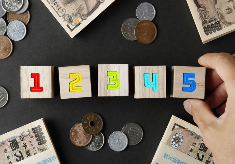 墓じまい費用の項目説明するお金のイメージ画像