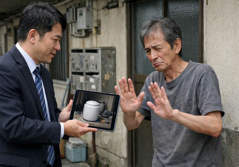 遺骨の引取りを拒否する祭祀承継者