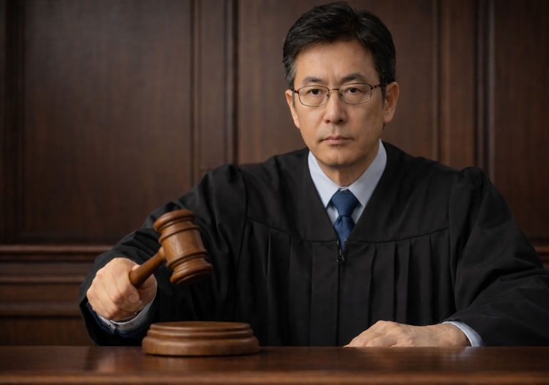 家庭裁判所の法廷のイメージ