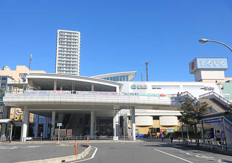 上尾市の街並み