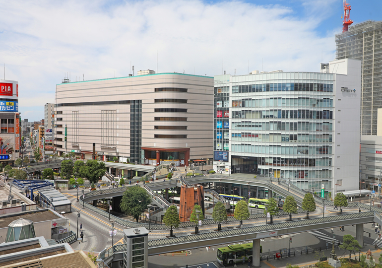 川口市の街並み