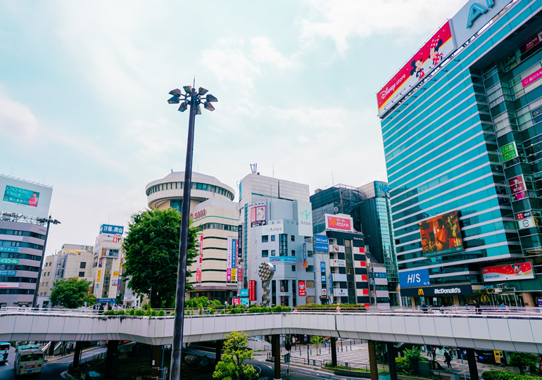 さいたま市大宮区の街並み