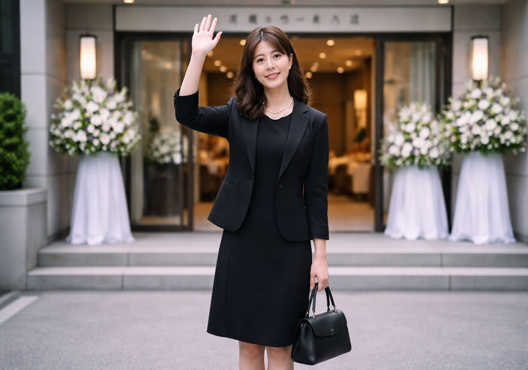 海洋散骨を選んだ女性のイメージ