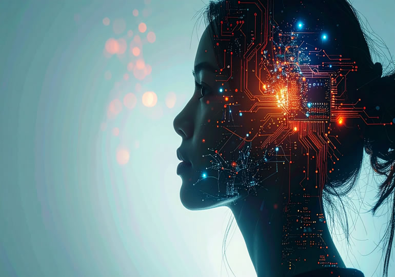 人工知能ロボットのイメージ画像