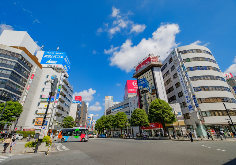 東京都武蔵野市の街並み
